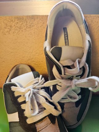 Zapatillas CORINA Talla 36 Marrón/Verde