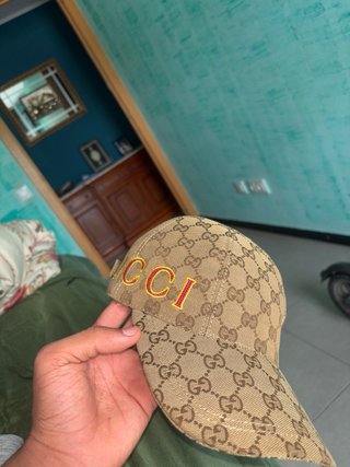 Berretto Gucci Beige e Marrone