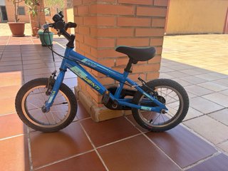 Bicicleta Infantil JL Wenti 14 Azul