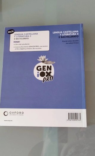 Libro Lengua castellana y literatura II. 2 Bach.