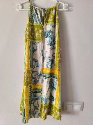 Vestido Tentazioni Patchwork Multicolor