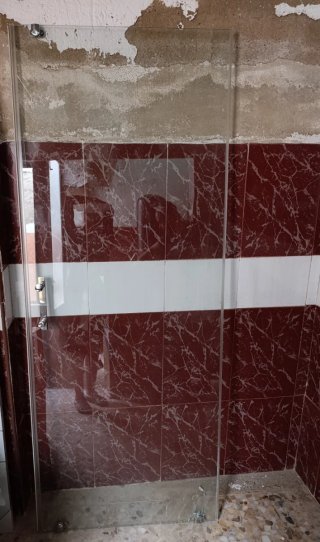Mampara de ducha de cristal