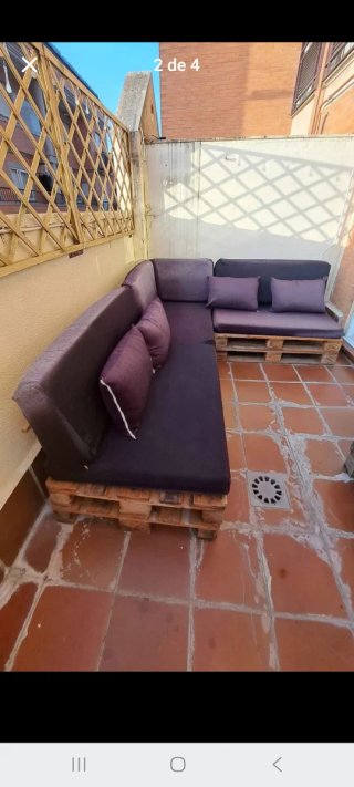 Sofá Palets Hecho a Mano Urge Venta