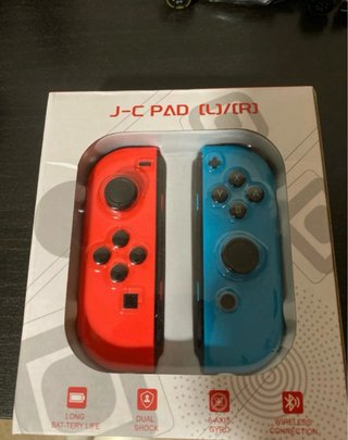 Pack Joy-Con Switch + Grip + Correas + Fundas