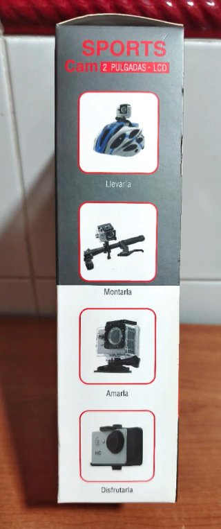 Cámara de video HD Sumergible 30 metros.