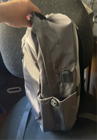 Mochila unisex gris