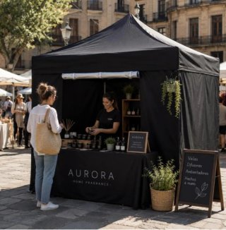 Carpa Profesional Hexagonal 50 Negra