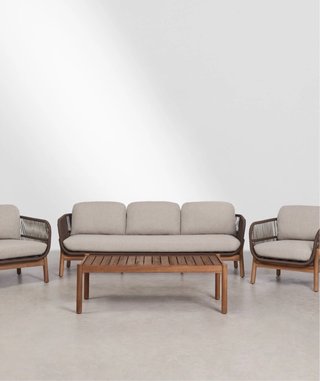 Mesa de terraza de madera