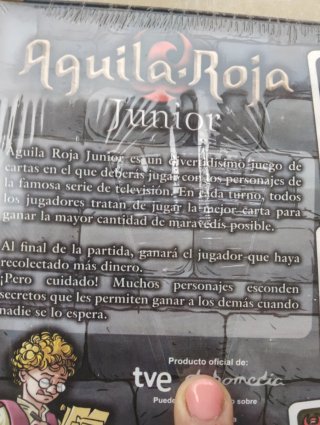 Juego de cartas Águila Roja Junior. NUEVO. Ganga