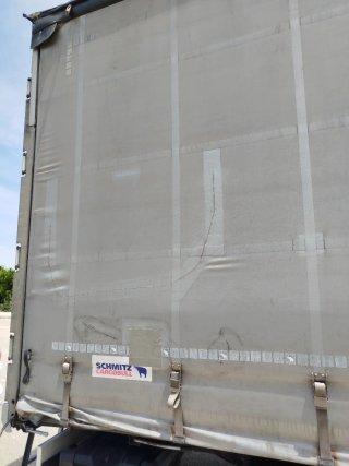 Toldo semirremolque Smith color gris claro