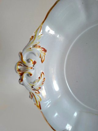 Antiguo Plato tartero Villeroy & Boch. 1880 -1910