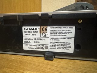 Reproductor VHS Sharp VC-M33