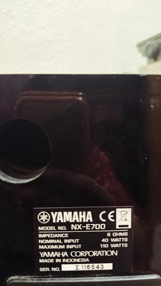 Altavoces Yamaha NX-E700 Negros