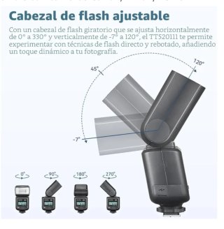 Godox TT520 III Flash Cámara Universal