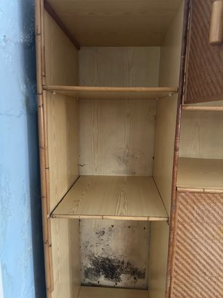 Mueble Armario Mimbre Bambú