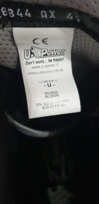 Scarpe da lavoro antinfortunistiche u-power n 44