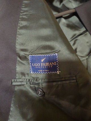 Abito uomo elegante Ugo Fabiani 100% lana vergine