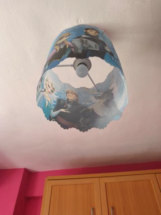 Lámpara Techo Frozen Papel/Plástico