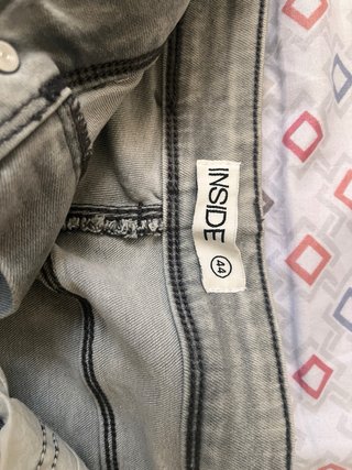 Shorts Vaqueros Grises pantalón corto talla 44