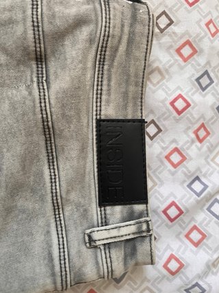 Shorts Vaqueros Grises pantalón corto talla 44