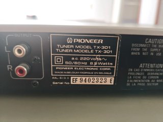 Conjunto Hi-Fi Pioneer Vintage