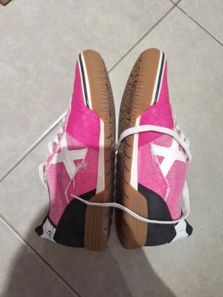 Zapatillas Munich Talla 39 Rosa y Blanco