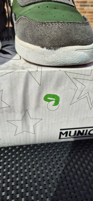 Zapatillas Munich Grises y Verdes