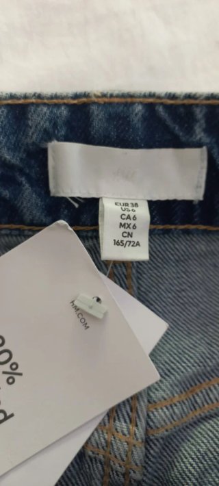 Falda vaquera midi azul