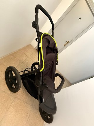 Carrito bebé Hauck Runner negro/lima