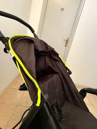 Carrito bebé Hauck Runner negro/lima