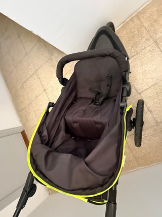 Carrito bebé Hauck Runner negro/lima