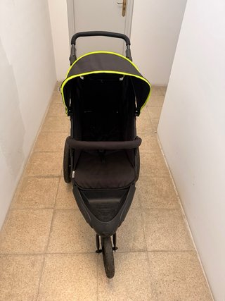 Carrito bebé Hauck Runner negro/lima