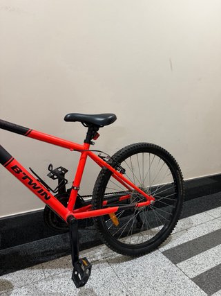 Bicicleta Infantil Btwin 24 Roja