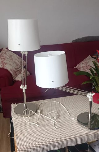 Lámparas de mesa IKEA ajustables x2