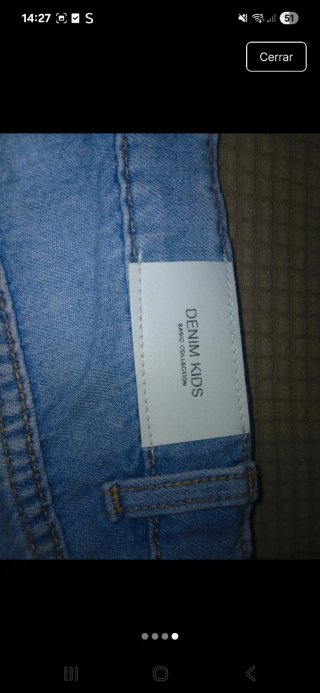 Pantalón vaquero corto azul