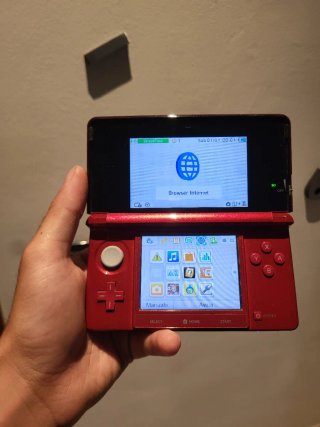 Nintendo 3DS Rosso Lucido