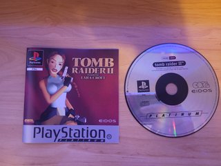 Tomb Raider II PS1 PSX PAL Platinum