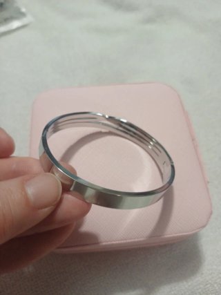 Brazalete acero inoxidable con cristales