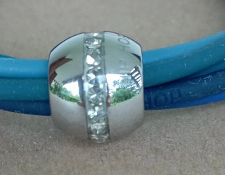 Bracciale Hip Hop Jewels silicone con strass