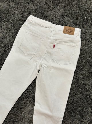 Levi's 720 High Rise Super Skinny Bianco W24
