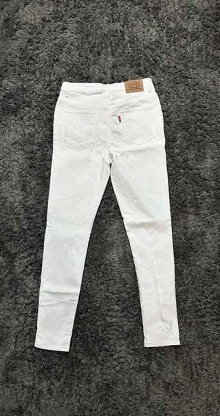 Levi's 720 High Rise Super Skinny Bianco W24