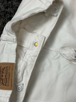 Levi's 720 High Rise Super Skinny Bianco W24
