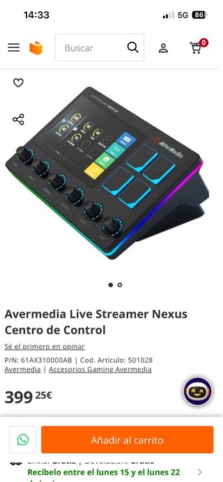 Avermedia Live Streamer Centro Control