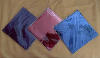 600 hojas de papel celofán de colores