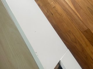 Mueble TV Besta Ikea Madera y Blanco