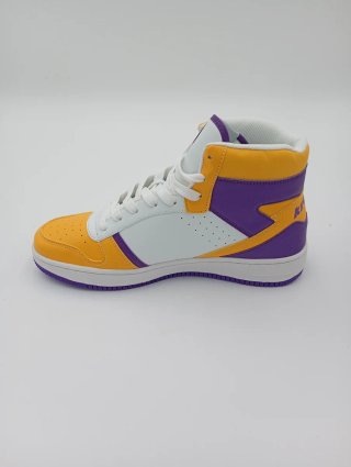 Scarpe Kronos alte viola e gialle n. R3