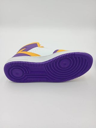 Scarpe Kronos alte viola e gialle n. R3