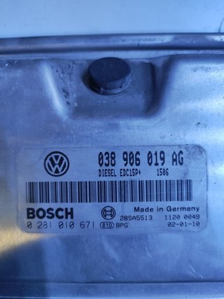 Volkswagen 93 centralita 038906019ag polo 1.9 tdi
