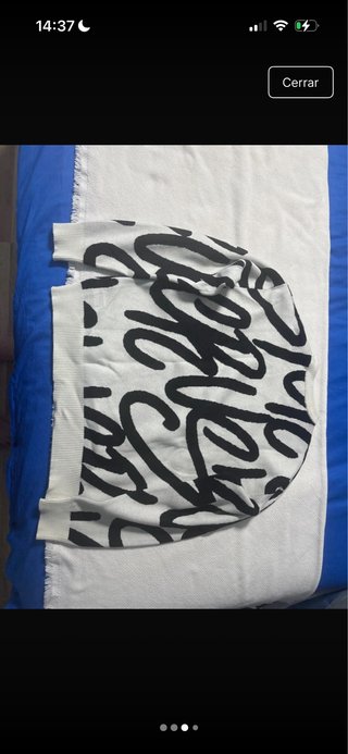 Jersey Bershka Blanco y Negro