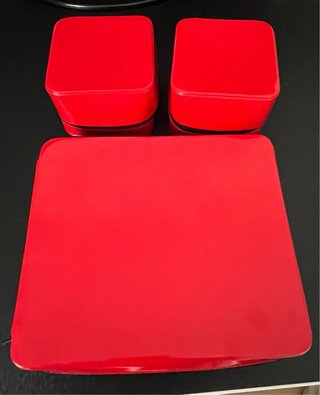 Lote 3 Cajas Joyas Tous Rojas